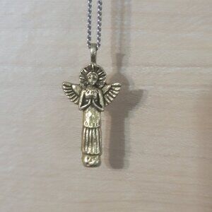 Necklace Charm | Angel | Faith Engraved